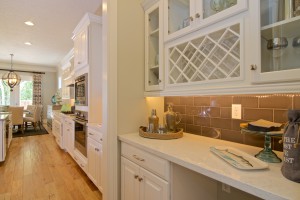 Showhome interior kitchen space